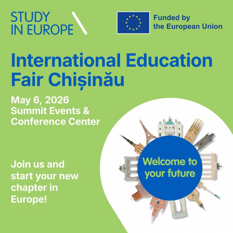 Studenții sunt invitați la Târgul Educațional „Study in Europe”, organizat la Chișinău